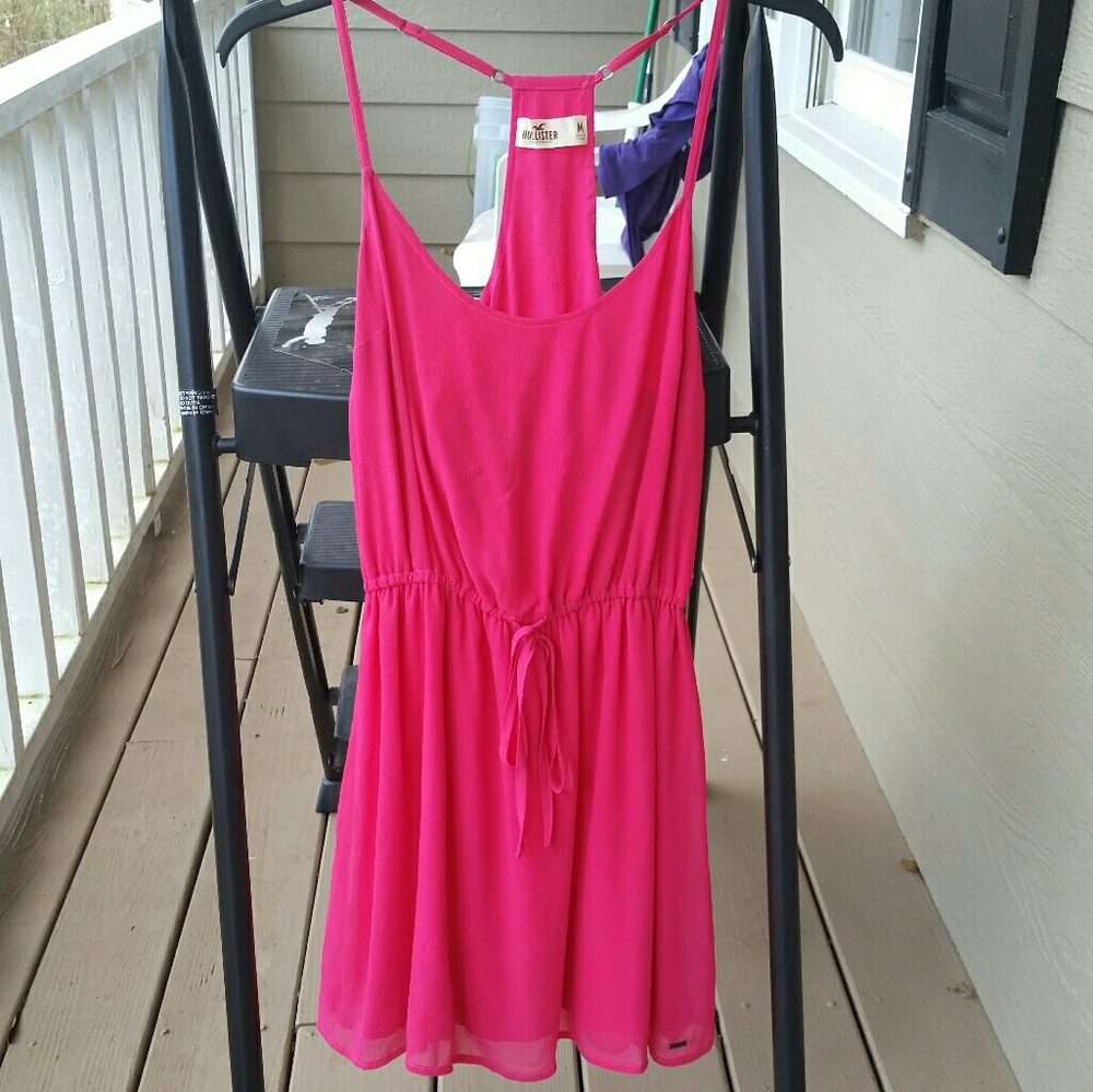 Hollister Hot Pink Flowy Sundress